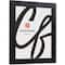 Craig Frames Essentials Modern Black Picture Frame with Mat
